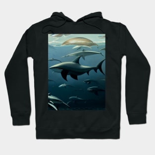 Sharks of The Sea Hoodie